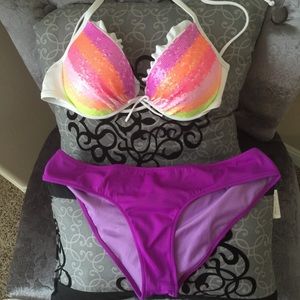 VS sequin top only 34D