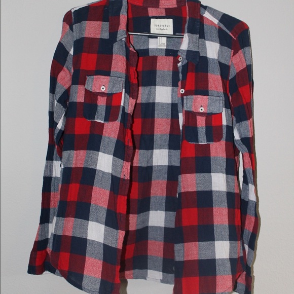 Red white and blue flannel!