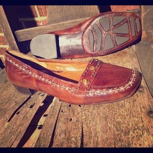 Women's Italian leather loafers