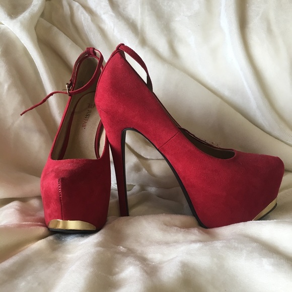 6in Red heels