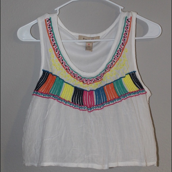 Colorful Summer Crop Top!