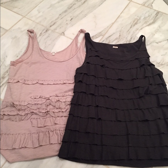 J crew size medium.  Oldies but goodies tanks