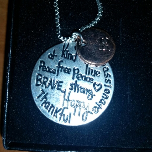 Inspirational Two Tone 18" necklace