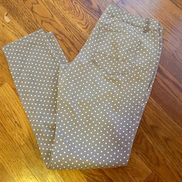 Alight weight polka dot jeans