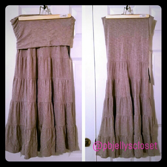 INC Convertible Maxi Dress/Skirt Sz Large