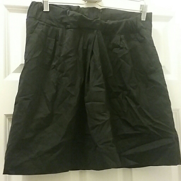 Banana Republic Black Cotton Skirt