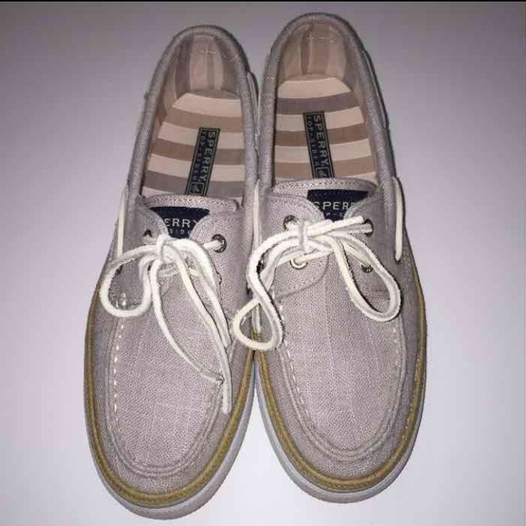 Sperry's Linen Boat Shoes