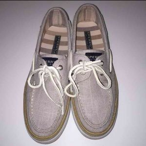 Sperry's Linen Boat Shoes