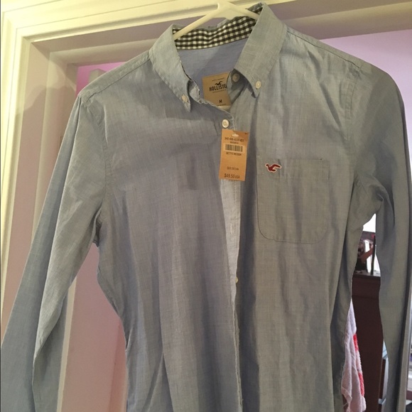 Light blue Hollister polo