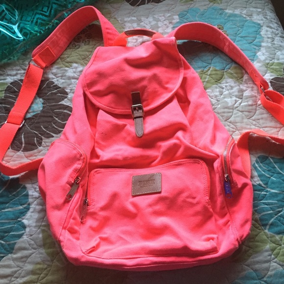 Neon Pink PINK Backpack