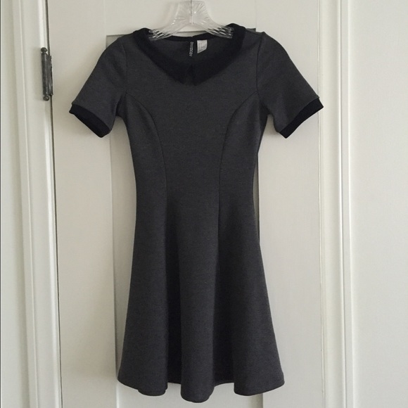 Grey collared/schoolgirl dress