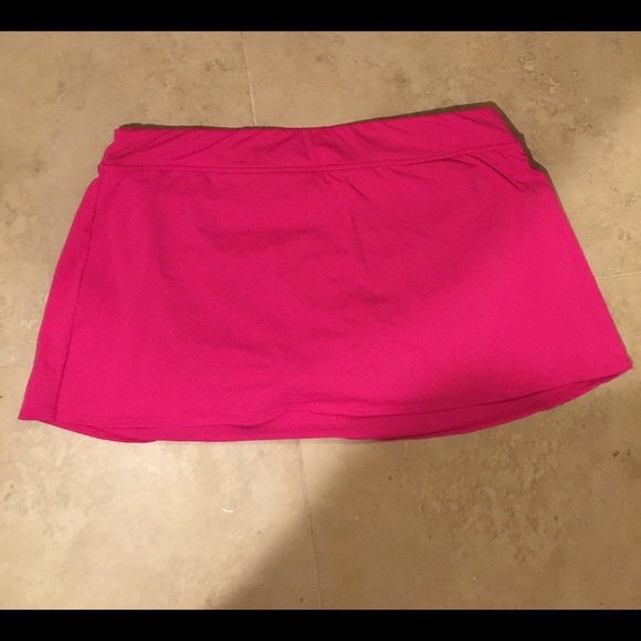 Pink lands end bathing suit skirt 16w never worn