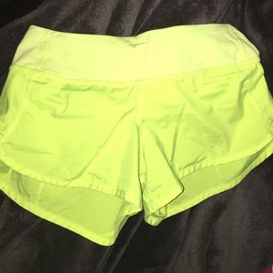 Neon Green Lulu Shorts