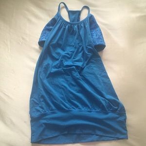 Lululemon No Limits Tank Top Blue paisley