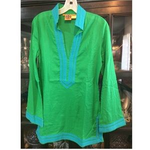 Tory Burch Classic Cotton Tunic Sz 6