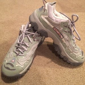 Pair of ACG walking shoes by Nike. Size 10