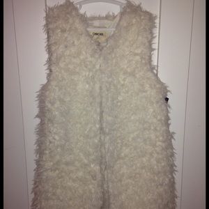 Fuzzy vest.
