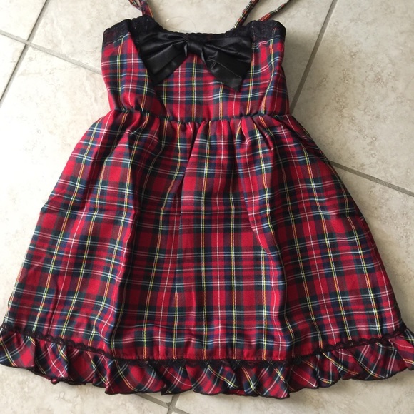 Tralala plaid bow dress