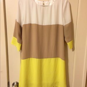 Color block dress (lined)