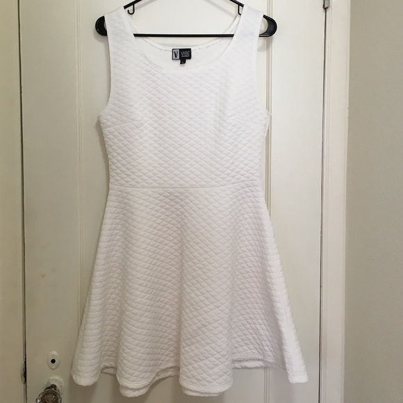 NWOT sleeveless white dress