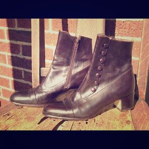 Italian leather ankle boots