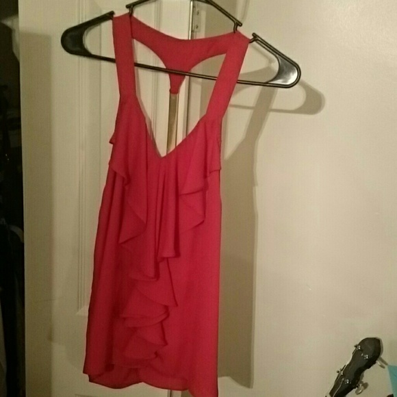 Red party top