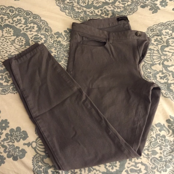Banana Republic grey Sloan pant
