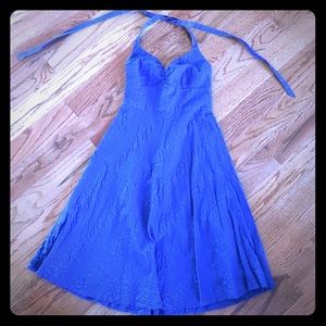 J. Crew cotton halter dress