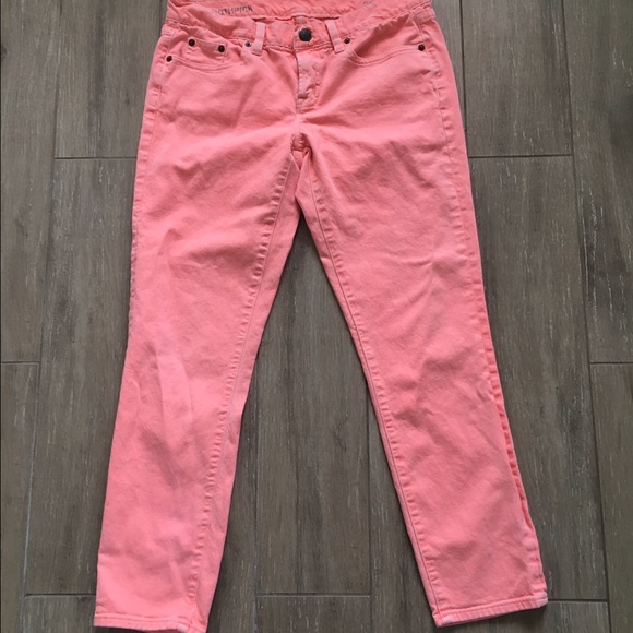 🌟Sold🌟J. Crew Toothpick Neon Ankle Jeans - Picture 2 of 4