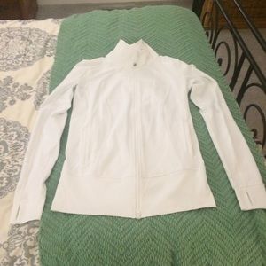 Lululemon athletica White Fullzip Coat