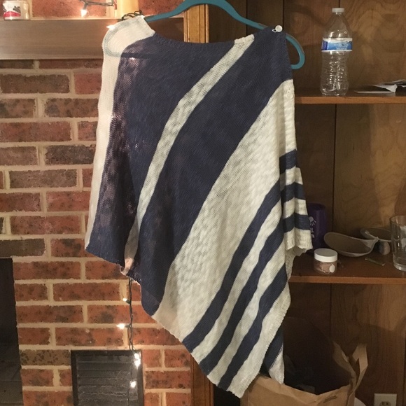 Striped Poncho