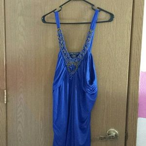 Blue tank top sz XL Blue tank top sz XL