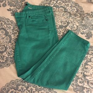 J crew turquoise jeans