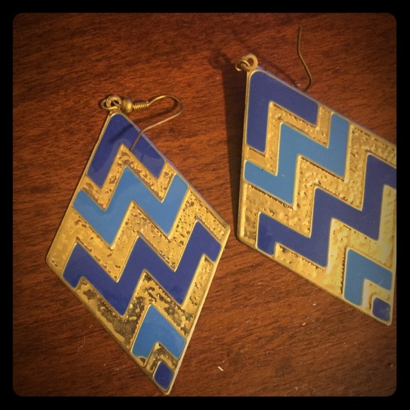Chevron earrings