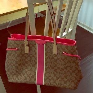 Large Coach tote bag