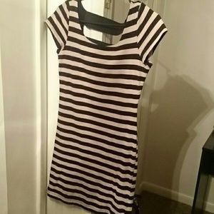 Striped mini dress