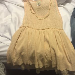 Light beige day trip tank