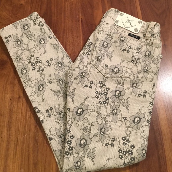 Miss Me Denim - Miss Me Black Lace Skinny Jeans