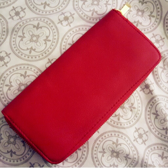 Red Zip Around Wallet from Target