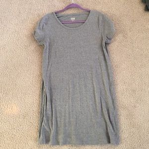 Ribbed t shirt dress