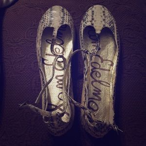 Edelman snake ballet slipper