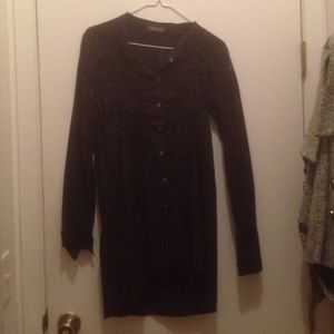 Blue long bottom down