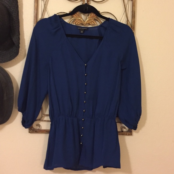 Banana Republic sheer blouse