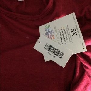 NWT dark pink XS Irma LulaRoe