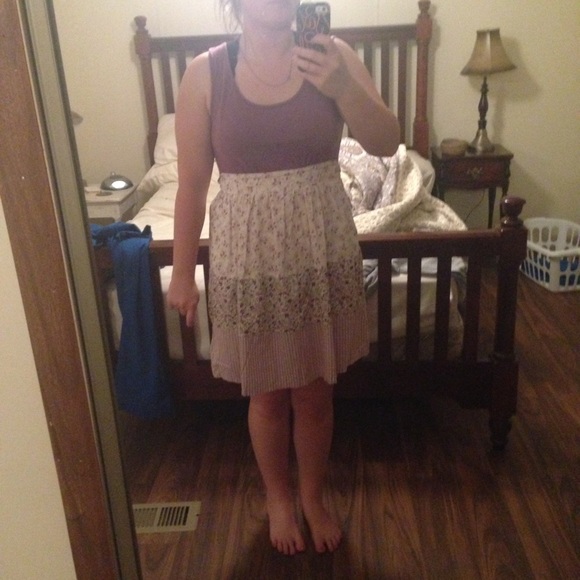 Purple, floral dress from target - Picture 2 of 2