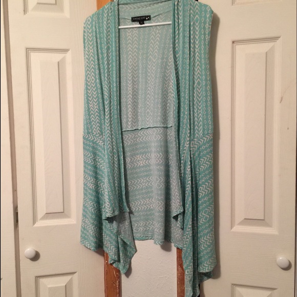 No sleeve cardigan
