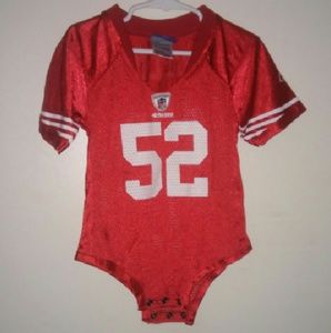 49ers jersey onesie