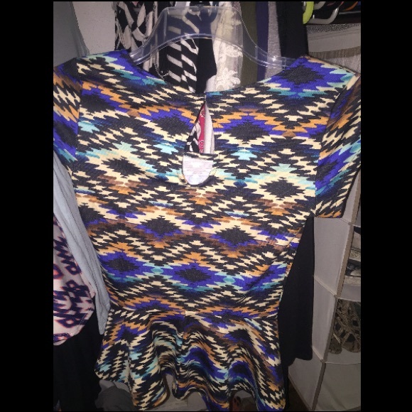 Charlotte Russe peplum short sleeve top❤️❤️