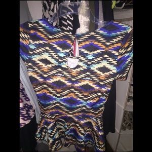 Charlotte Russe peplum short sleeve top❤️❤️