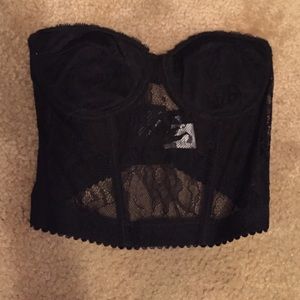 Nasty Gal Black Bustier